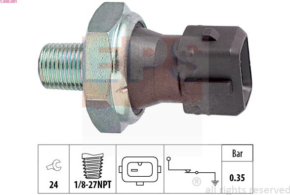 EPS 1.800.091 - Sender Unit, oil pressure onlydrive.pro