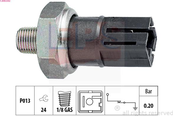 EPS 1.800.042 - Sender Unit, oil pressure onlydrive.pro