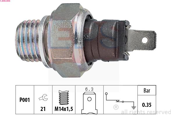 EPS 1.800.006 - Sender Unit, oil pressure onlydrive.pro