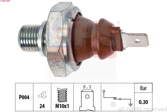 EPS 1.800.008 - Sender Unit, oil pressure onlydrive.pro