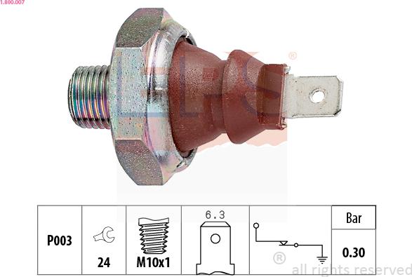 EPS 1.800.007 - Sender Unit, oil pressure onlydrive.pro