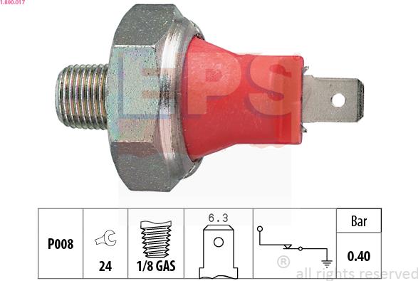 EPS 1.800.017 - Sender Unit, oil pressure onlydrive.pro