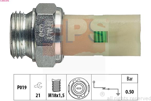 EPS 1.800.075 - Sender Unit, oil pressure onlydrive.pro