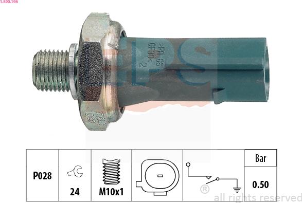 EPS 1.800.196 - Sender Unit, oil pressure onlydrive.pro