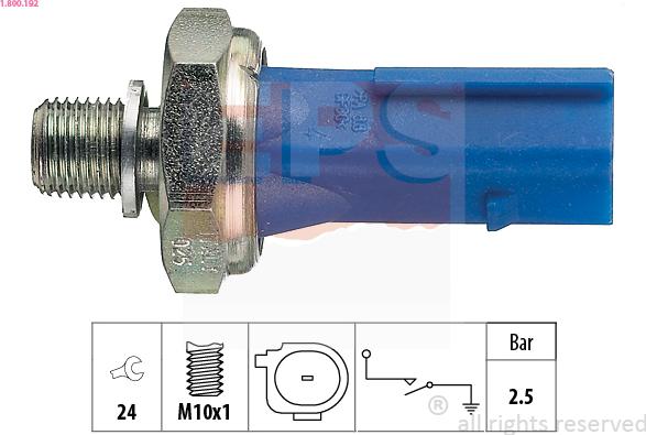 EPS 1.800.192 - Sender Unit, oil pressure onlydrive.pro