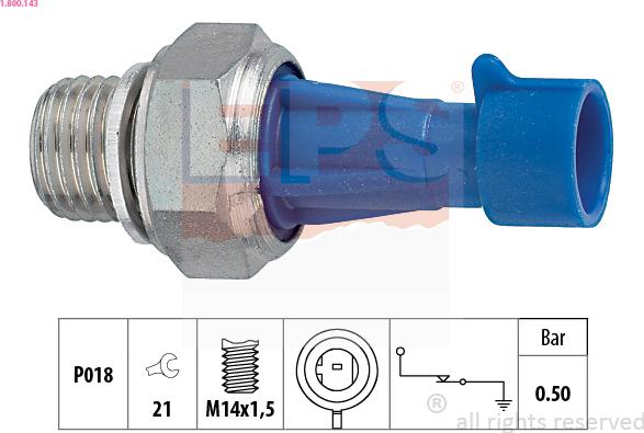 EPS 1.800.143 - Sender Unit, oil pressure onlydrive.pro