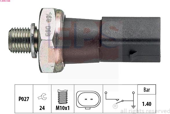 EPS 1.800.168 - Sender Unit, oil pressure onlydrive.pro