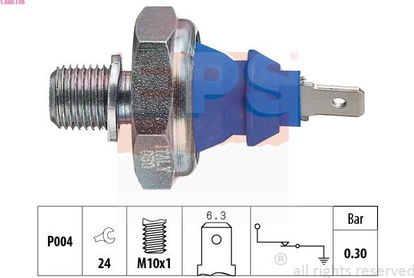 EPS 1.800.108 - Sender Unit, oil pressure onlydrive.pro