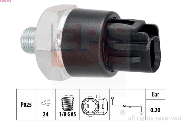 EPS 1.800.114 - Sender Unit, oil pressure onlydrive.pro