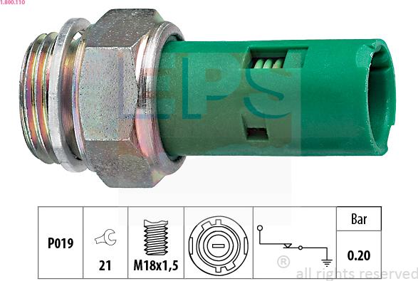 EPS 1.800.110 - Sender Unit, oil pressure onlydrive.pro
