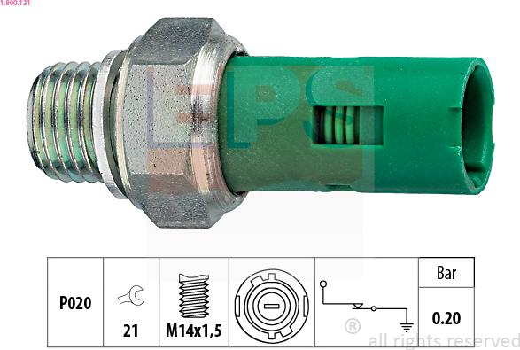 EPS 1.800.131 - Sender Unit, oil pressure onlydrive.pro