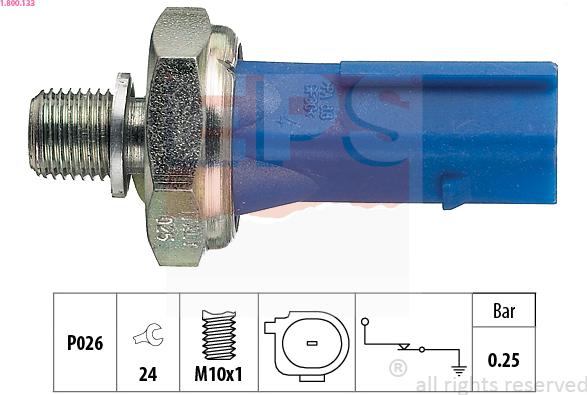 EPS 1.800.133 - Sender Unit, oil pressure onlydrive.pro