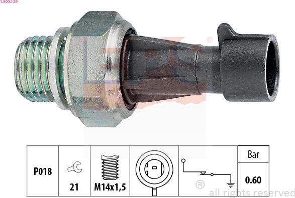 EPS 1.800.129 - Sender Unit, oil pressure onlydrive.pro