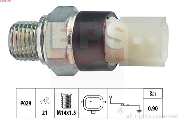 EPS 1.800.179 - Sender Unit, oil pressure onlydrive.pro