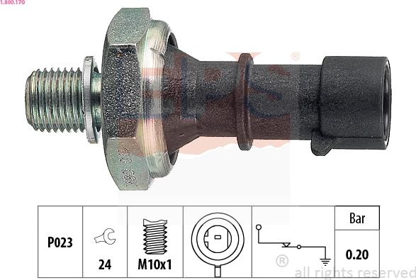 EPS 1.800.170 - Sender Unit, oil pressure onlydrive.pro