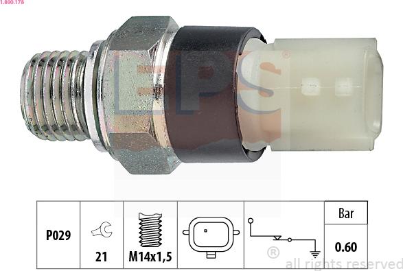 EPS 1.800.178 - Sender Unit, oil pressure onlydrive.pro