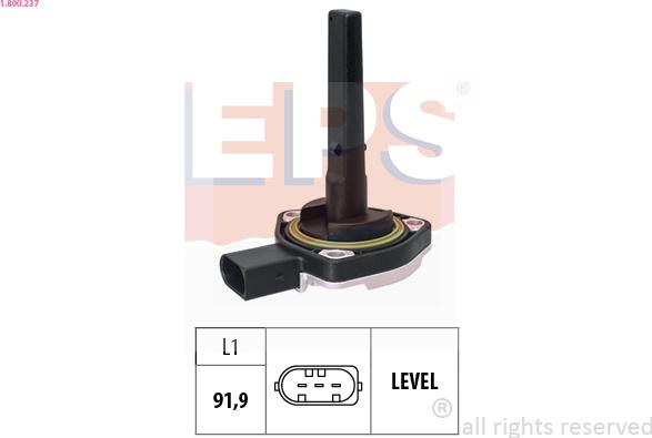 EPS 1.800.237 - Sensor, engine oil level onlydrive.pro