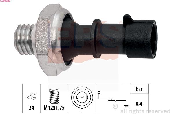 EPS 1.800.222 - Sender Unit, oil pressure onlydrive.pro