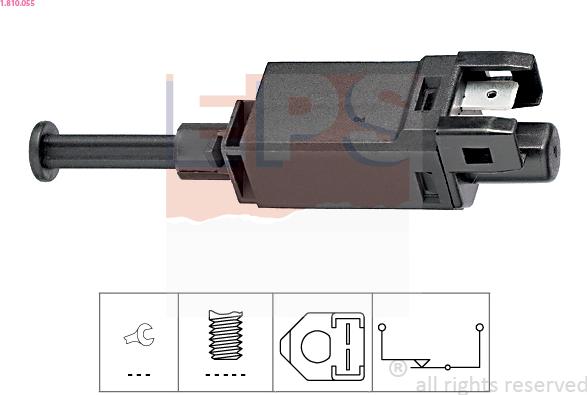 EPS 1.810.055 - Brake Light Switch / Clutch onlydrive.pro