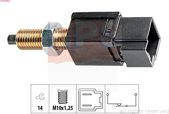 EPS 1.810.052 - Brake Light Switch / Clutch onlydrive.pro