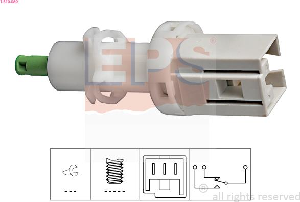 EPS 1.810.069 - Brake Light Switch / Clutch onlydrive.pro