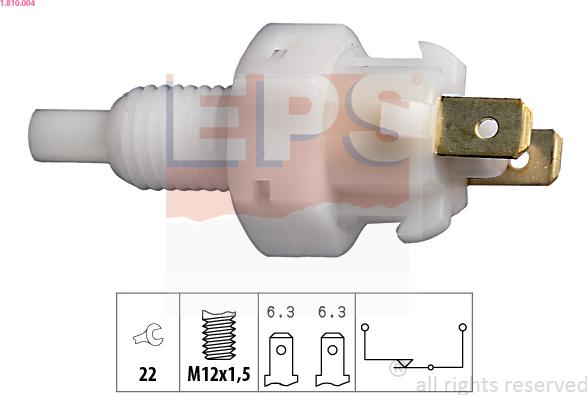 EPS 1.810.004 - Brake Light Switch / Clutch onlydrive.pro