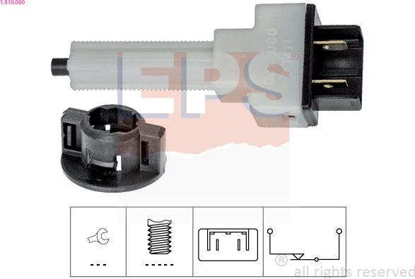 EPS 1.810.080 - Brake Light Switch / Clutch onlydrive.pro