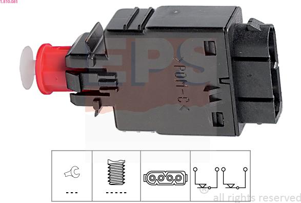 EPS 1.810.081 - Brake Light Switch / Clutch onlydrive.pro