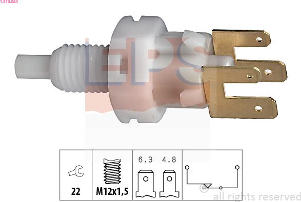 EPS 1.810.083 - Brake Light Switch / Clutch onlydrive.pro