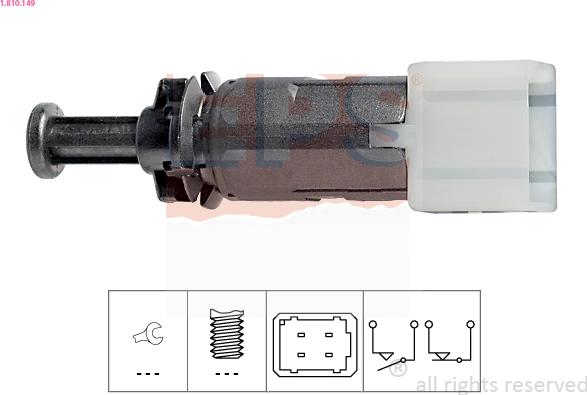 EPS 1.810.149 - Brake Light Switch / Clutch onlydrive.pro