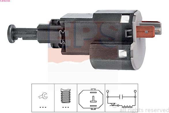 EPS 1.810.155 - Brake Light Switch / Clutch onlydrive.pro