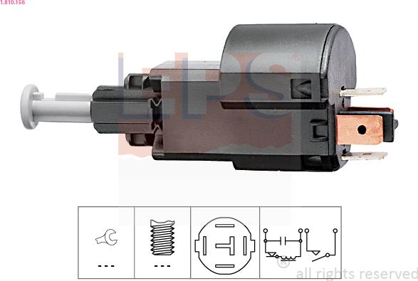 EPS 1.810.156 - Brake Light Switch / Clutch onlydrive.pro