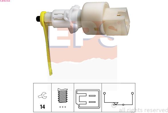 EPS 1.810.153 - Brake Light Switch / Clutch onlydrive.pro