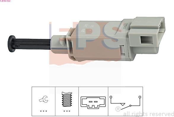 EPS 1.810.152 - Switch, clutch control (cruise control) onlydrive.pro