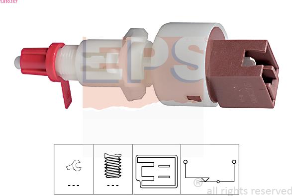 EPS 1.810.157 - Switch, clutch control (cruise control) onlydrive.pro