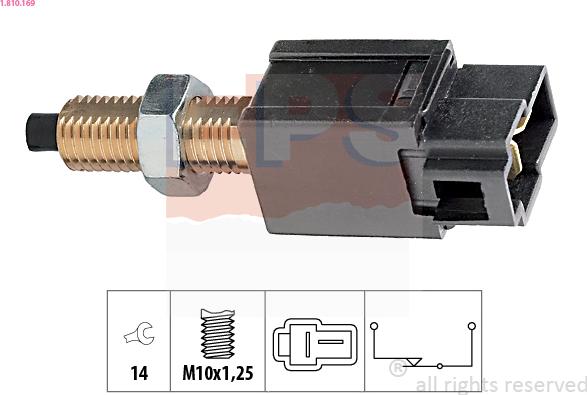 EPS 1.810.169 - Brake Light Switch / Clutch onlydrive.pro