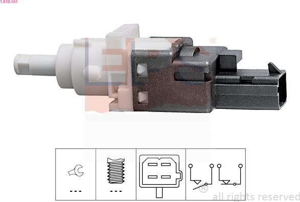 EPS 1.810.161 - Brake Light Switch / Clutch onlydrive.pro