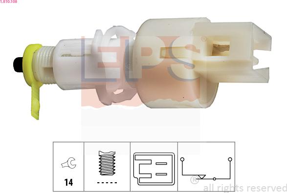 EPS 1.810.108 - Brake Light Switch / Clutch onlydrive.pro