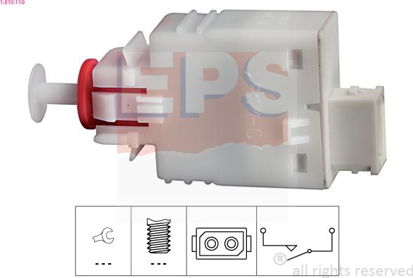 EPS 1.810.110 - Switch, clutch control (cruise control) onlydrive.pro