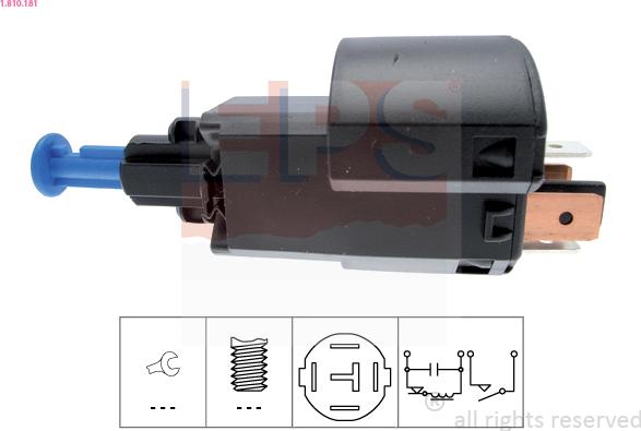 EPS 1.810.181 - Brake Light Switch / Clutch onlydrive.pro