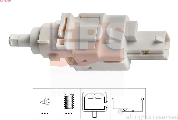 EPS 1.810.179 - Brake Light Switch / Clutch onlydrive.pro