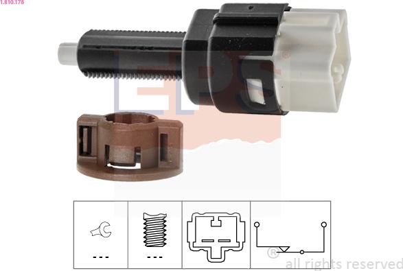 EPS 1.810.178 - Brake Light Switch / Clutch onlydrive.pro