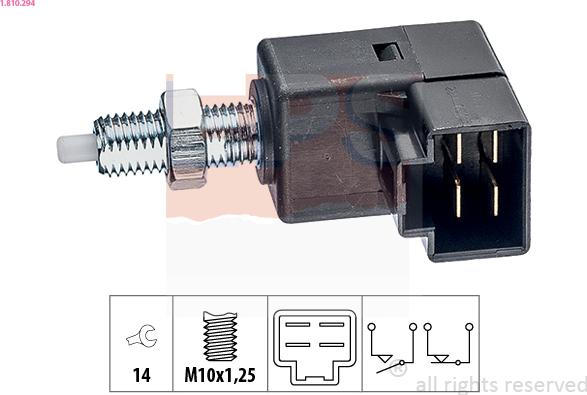 EPS 1.810.294 - Brake Light Switch / Clutch onlydrive.pro