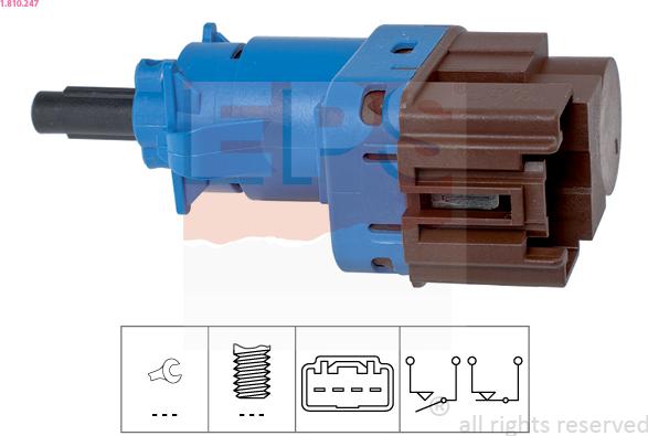 EPS 1.810.247 - Brake Light Switch / Clutch onlydrive.pro