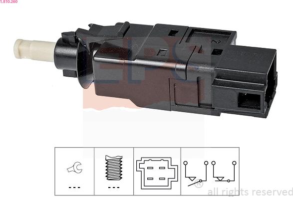 EPS 1.810.260 - Brake Light Switch / Clutch onlydrive.pro