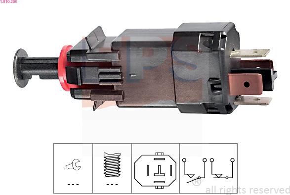 EPS 1.810.205 - Brake Light Switch / Clutch onlydrive.pro