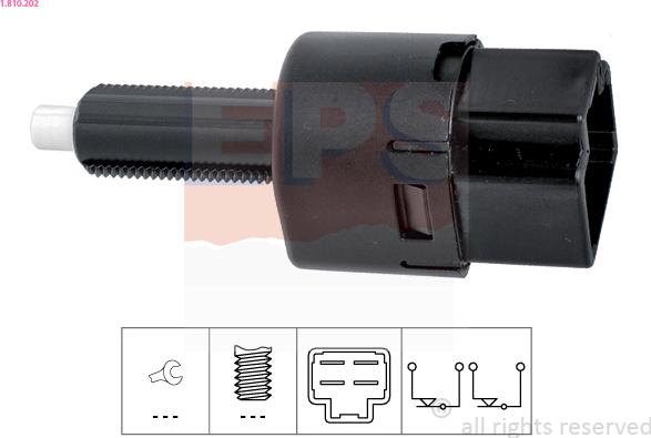 EPS 1.810.202 - Brake Light Switch / Clutch onlydrive.pro