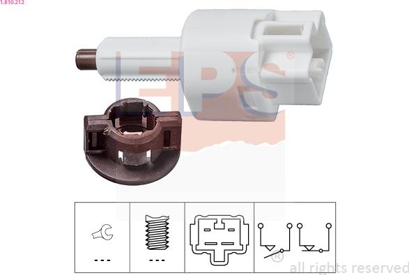 EPS 1.810.212 - Brake Light Switch / Clutch onlydrive.pro