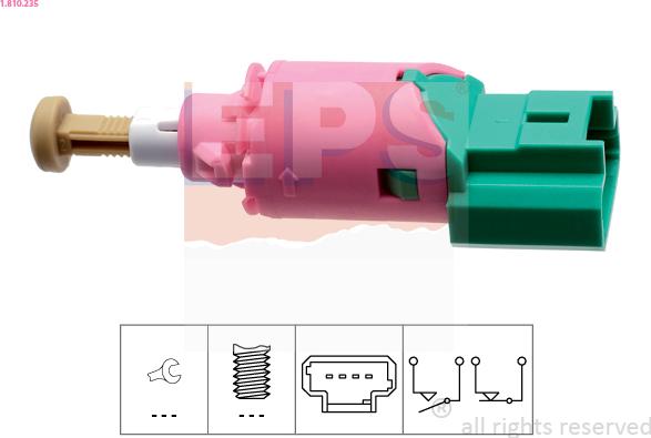 EPS 1.810.235 - Brake Light Switch / Clutch onlydrive.pro