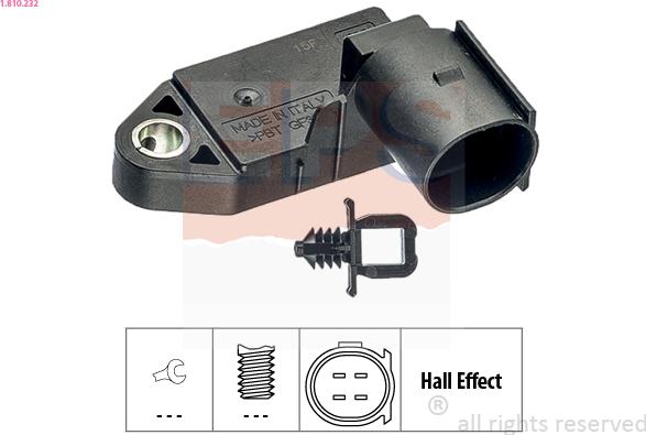 EPS 1.810.232 - Brake Light Switch / Clutch onlydrive.pro